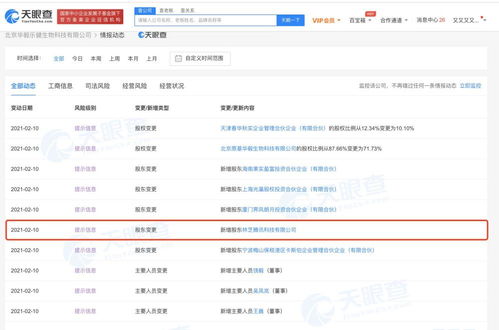 腾讯关联公司入股一生物科技公司,后者经营范围含医学研究和试验发展等